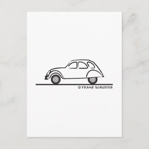 Citroen 2CV Briefkaart