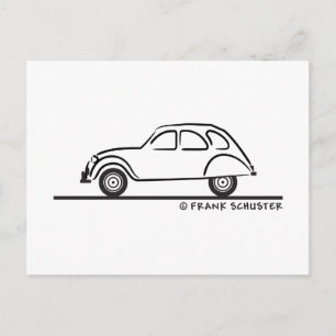 Citroen 2CV Briefkaart