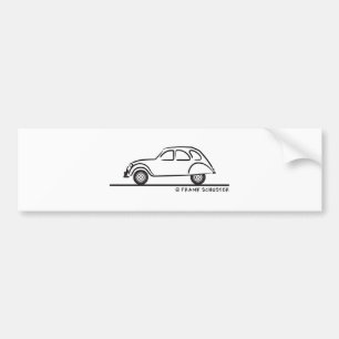 Citroen 2CV Bumpersticker