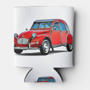 Citroen 2CV Cartoon Blikjeskoeler
