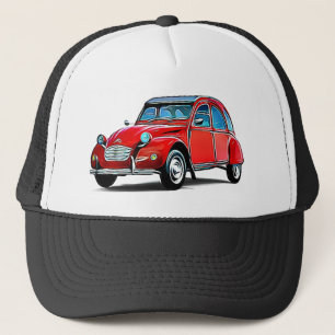 Citroen 2CV Cartoon Trucker Pet