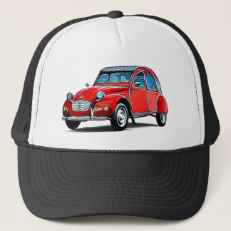 Citroen 2CV Cartoon Trucker Pet