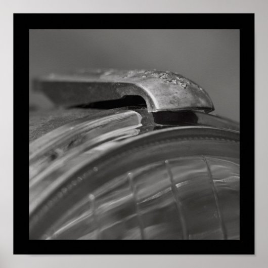 Citroen 2cv Classic vintage poster, retro design Poster (Voorkant)