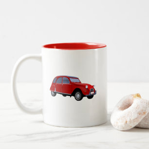 Citroen 2CV Coffee-Mok Tweekleurige Koffiemok