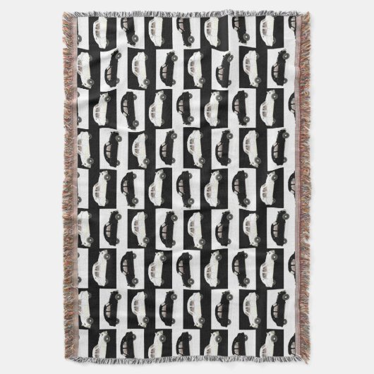 Citroen 2CV Deken (Voorkant Verticaal)