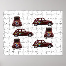 Citroën 2CV - Ente - Döschwo Poster