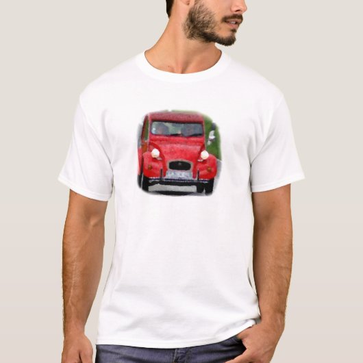Citroen 2CV Ente T-shirt (Voorkant)