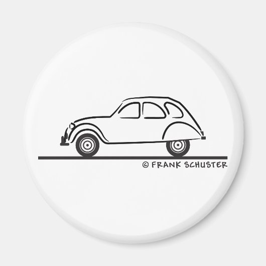 Citroen 2CV Magneet (Voorkant)