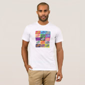 Citroen 2CV Mosaic Tshirt (Voorkant volledig)