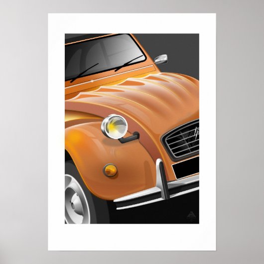 Citroen 2CV Poster (Voorkant)