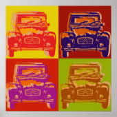 Citroen 2cv poster (Voorkant)