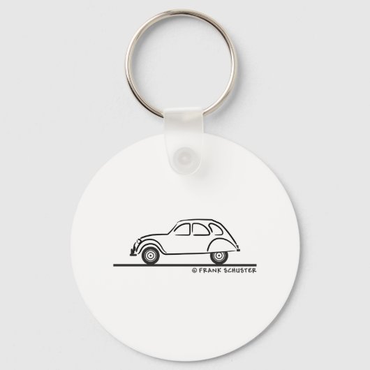 Citroen 2CV Sleutelhanger (Voorkant)