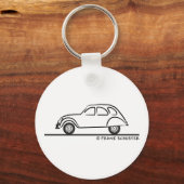 Citroen 2CV Sleutelhanger (Voorkant)