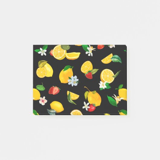 Citroen & Aardbei 5 Post-it® Notes (Voorkant)