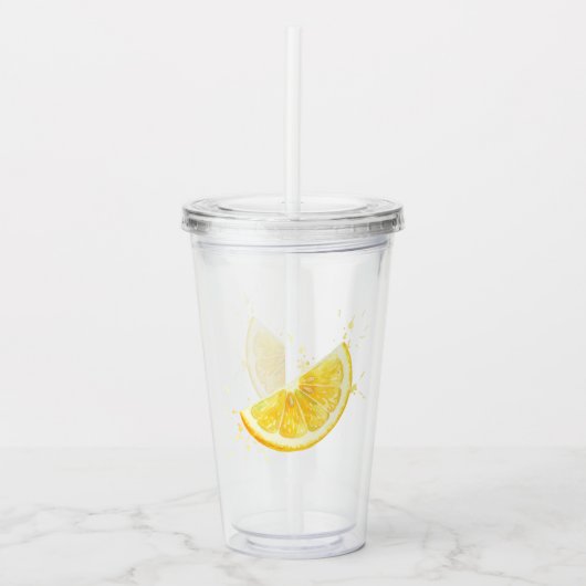 Citroen Acryl Drinkbeker (Voorkant)