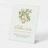 Citroen advies teken reclamebord met voetstuk (Voorkant)