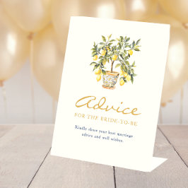 Citroen advies teken reclamebord met voetstuk