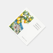 Citroen Amalfi Kust Bruidsdiner Servet (Hoek)