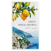 Citroen Amalfi-kust Bruiloftsborrel Klein Cadeauzakje (Achterkant)