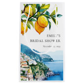 Citroen Amalfi-kust Bruiloftsborrel Klein Cadeauzakje (Voorkant)