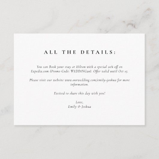 Citroen Amalfi Kust Trouwjurk Informatiekaartje (Voorkant)