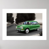 Citroen Ami 8 Poster Illustratie (Voorkant)