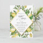 Citroen Azure Mediterranean Greenery Vrijgezellenf Kaart (Staand voorkant)