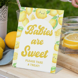 Citroen Baby shower Baby's zijn Sweet Favour Reclamebord Met Voetstuk