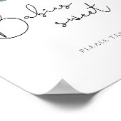 Citroen baby shower Baby's zijn zoet Poster (Hoek)