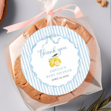 Citroen Baby Shower Bedankt