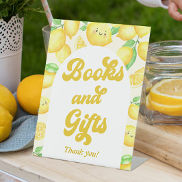 Citroen Baby shower boeken en geschenken Reclamebord Met Voetstuk
