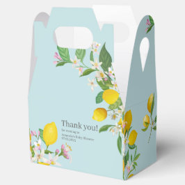 Citroen Baby shower, Ciao Baby, Italiaans thema Bedankdoosjes