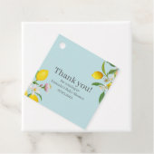 Citroen Baby shower, Ciao Baby, Italiaans thema Bedankjes Labels (In situ)