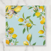 Citroen Baby shower, Ciao Baby, Italiaans thema Bedankjes Labels (Achterkant)