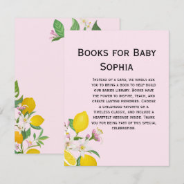 Citroen Baby shower, Ciao Baby, Italiaans thema Informatiekaartje