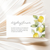 Citroen Baby shower Display Douche Informatiekaartje