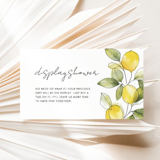 Citroen Baby shower Display Douche Informatiekaartje