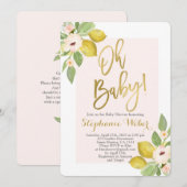 Citroen Baby shower Kaart (Voorkant / Achterkant)