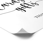 Citroen Baby shower Kaarten en geschenken teken Poster (Hoek)