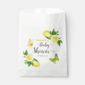Citroen Baby shower Leuke Citrus gepersonaliseerde Bedankzakje (Voorkant)