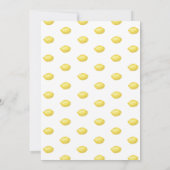 Citroen Baby Shower Mama's Main Squeeze Uitnodigin Kaart (Achterkant)