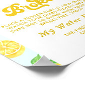 Citroen Baby shower Mijn Water Broke Game Poster (Hoek)