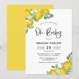 Citroen Baby Shower Oh Baby Shower Uitnodiging