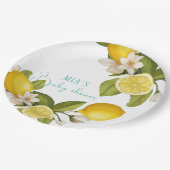 citroen Baby shower Papieren Bordje (Gekanteld)