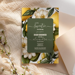 Citroen Baby shower Sunshine Lemonade Zomer Citrus Kaart