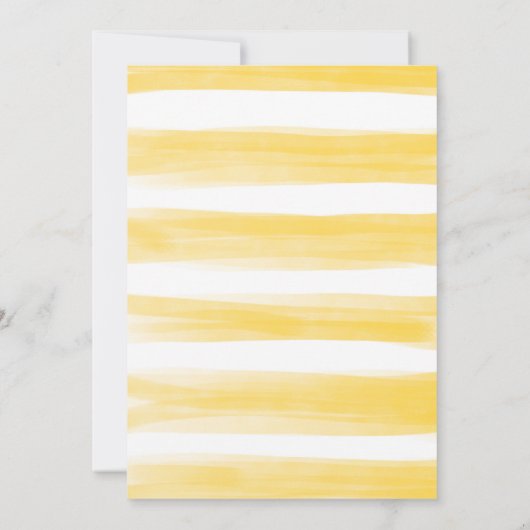 Citroen Baby shower Sunshine Lemonade Zomer Citrus Kaart (Achterkant)