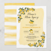 Citroen Baby shower Sunshine Lemonade Zomer Citrus Kaart (Voorkant / Achterkant)