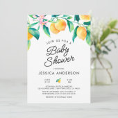 Citroen Baby Shower Uitnodiging (Staand voorkant)
