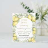 Citroen Baby Shower uitnodiging (Staand voorkant)