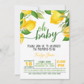 Citroen Baby shower Uitnodiging - Oh Baby (Voorkant)